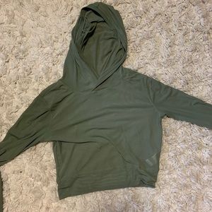 Long sleeve sheer workout top